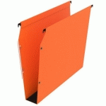 LOT DE 25 - DOSSIER SUSPENDU POUR ARMOIRE KRAFT PREMIUM BRUNEAU FOND 50 MM ORANGE