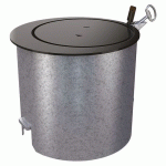 FOURREAU VERROUILLABLE Ø 270 MM POUR BORNES ACIER - PROCITY