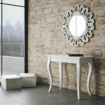 ITAMOBY - CONSOLE EXTENSIBLE 90X48/204 CM HOLLAND SMALL FRÊNE BLANC
