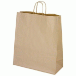 SACS KRAFT BRUN POIGNÉES TORSADÉES 48 X 45 X 17 CM - CARTON DE 50