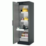 ARMOIRE SÉCURITÉ Q-PEGASUS-90 Q90.195.060.WDAC GRIS/VERT - ASECOS