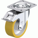 BLICKLE - ROULETTE PIVOTANTE À FREIN Ø 100MM BANDAGE POLYURÉTHANE PU 250KG - L-ALTH 100K-FI