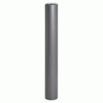 BORNE ANTI-BÉLIER Ø 16 CM COUVERCLE INOX ZINC GRIS PROCITY - PROCITY