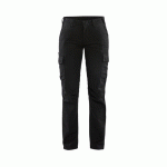 PANTALON DE TRAVAIL INDUSTRIE STRETCH 2D FEMME NOIR C48 - BLAKLADER