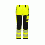 PORTWEST DX448 PANTALON DE PLUIE DX4 HV JAUNE/NOIR - TAILLE 32 - STANDARD