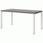 TABLE MALIBU 160X80 T6 SOUDÉ ST ANTIB BÉTON F186/NO BLC 9016