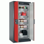 ARMOIRE SÉCURITÉ Q-CLASSIC-90 Q90.195.090 GRIS/ROUGE
