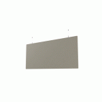 BAFFLE DE PLAFOND ACOUSTIQUE EN PET 12 MM HT 30 X 140 CM - SABLE