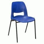 CHAISE ASOLA - BLEUE - LOT DE 4