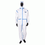 COMBINAISON À USAGE UNIQUE WEEBACK - BLANCHE ET BLEUE L WEESAFE