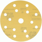 DISQUE AUTO-AGRIPPANT PRO FILM Ø150X18MM GRAIN 220 14+1 TROUS - NORTON