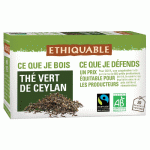 2 PAQUETS THÉ VERT DE CEYLAN ETHIQUABLE