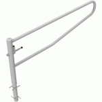 BARRIÈRE ARRONDI PIVOTANTE À BÉTONNER POUR CADENAS-2500MM - SCHAKE