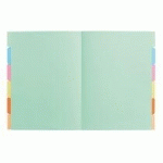 CHEMISE À ONGLET 24 X 31 CM COULEURS ASSORTIES - PAQUET DE 60