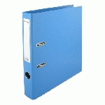CLASSEUR À LEVIER CARTONNÉ BRUNEAU A4 - DOS 5 CM BLEU CIEL