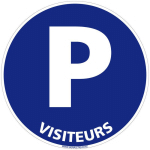 SIGNALETIQUE.BIZ FRANCE - PANNEAU DE SIGNALISATION AUTOCOLLANT. PANNEAU INTERDICTION. PANNEAU PARKING, PANNEAU D'INFORMATION ADHÉSIF SOUPLE - PARKING