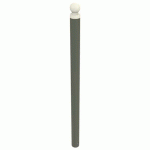 POTELET BOOPI PMR TÊTE BOULE MÉT HT 1.20M Ø76MM CIMENT 7033 - BUTON DESIGN