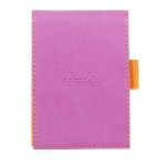 RHODIARAMA PORTE-BLOC AVEC PORTE-CRAYON + BLOC N°11 PETITS CARREAUX 5X5 - LILAS - LOT DE 3