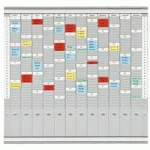 TABLEAU PLANNING À FICHES T, (L)819 X (H)780 MM