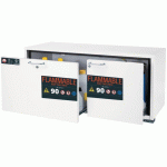 ARMOIRE DE SÉCURITÉ SOUS PAILLASSE UB-S-90 UB90.060.140.050.UL.2S - MANUTAN COLLECTIVITÉS