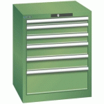 ARMOIRE VERT 564X572X700 AVEC 6 TIR. 75KG _ 78.486.030 - LISTA