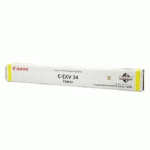 CANON C-EXV 34 CARTOUCHE DE TONER 1 PIÈCE(S) ORIGINAL JAUNE - TONER AUTHENTIQUE