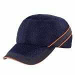 CASQUETTE ANTI-HEURT TYPE BASE BALL AIRCOLTAN DELTA PLUS, MARINE ET NOIR, TAILLE UNIQUE RÉGLABLE