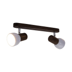 ENVOSTAR NALE SPOT POUR PLAFOND 2 LAMPES PIN NOYER