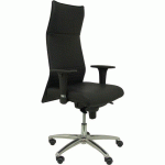 FAUTEUIL DE DIRECTION ALBACETE SIMILICUIR - NOIR