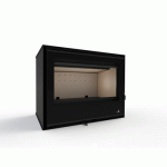 INSERT À BOIS 7,3 KW - AVEC KIT VENTILATION ET CADRE 4L - C-695-S VISEU TERMOFOC