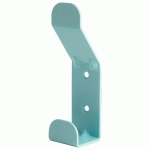 PATÈRE DOUBLE TYPE F10555 - EN ACIER LAQUÉ - H 140 X L 38 X P 37 MM - VERT DEVISMES