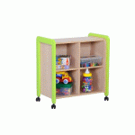 PRÉSENTOIR À LIVRES LILI PIÈTEMENT COLORIS HÊTRE - MANUTAN COLLECTIVITÉS