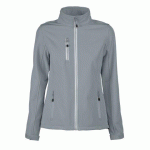 PRINTER RED VERT SOFTSHELL DAMES GRIS MÉTAL - TAILLE S