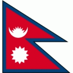 DRAPEAU NEPAL 50*75 CM : DIMENSIONS - 100 X 150 CM