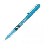 PILOT STYLO ROLLER POINTE MÉTAL 0,5 MM ENCRE LIQUIDE TURQUOISE V-BALL 05