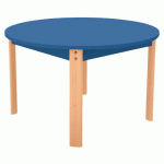 TABLE ERGO RONDE T2 - BLEU/HÊTRE - MANUTAN COLLECTIVITÉS
