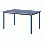 TABLE MALIBU 120X80 T4 4P STRA ALAISÉ BLEU U525/BLEU 5005