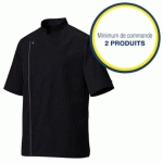 VESTE DE CUISINE HOMME NOIR ANABA T.L