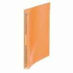 LOT DE 2 - CLASSEUR 4 ANNEAUX PLASTIFIÉ VIQUEL PROPYSOFT PERSONNALISABLE A4 - DOS 2,5 CM PÊCHE