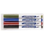 EDDING MARQUEUR EFFAÇABLE EDDING E661 - POINTE FINE 1-2 - SET DE 4