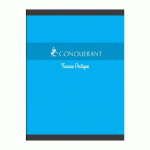 LOT DE 5 - CAHIER PIQUÉ CONQUÉRANT SEPT TRAVAUX PRATIQUES 24 X 32 CM 48 PAGES GRANDS CARREAUX ET 48 PAGES BLANC UNI