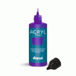 LOT DE 5 - DARWI FLACON DE 80 ML DE PEINTURE ACRYLIQUE UNIVERSELLE BRILLANTE - VIOLET