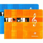 LOT DE 8 - CAHIER DE MUSIQUE, 170 X 220 MM PAYSAGE