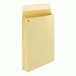 POCHETTE À SOUFFLETS KRAFT BRUN ARMÉ 120 GR BRUNEAU 260 X 330 MM SOUFFLET 5 CM SANS FENÊTRE - BOÎTE DE 50