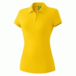 POLO TEAMSPORT - ERIMA - CASUAL BASIC FEMME JAUNE