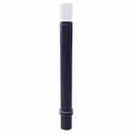 POTEAU MÉMOIRE DE FORME À SCELLER Ø100MM - 1310MM - NOIR - VISO