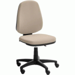 SIÈGE DE BUREAU BAS OPEN - REVÊTEMENT TISSU - BEIGE - QUADRIFOGLIO