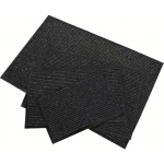 SPETEBO - TAPIS ANTI-SALISSURES - COULEUR : NOIR - TAILLE : 80X180 CM