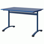 TABLE MALIBU 120X80 T6 DL STRA ABS BLEU U525/BLEU 5005 - MANUTAN EXPERT