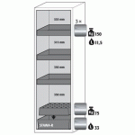 ARMOIRE SÉCURITÉ S-CLASSIC-90 S90.196.060 JAUNE